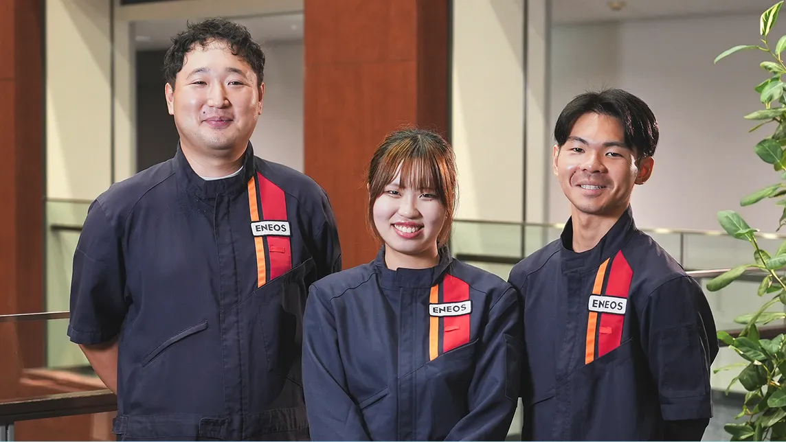 地元を離れて働く社員対談 | RECRUIT（高卒採用）｜株式会社ENEOSウイング