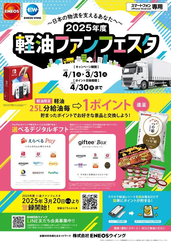 2025年度軽油ファンフェスタポスター